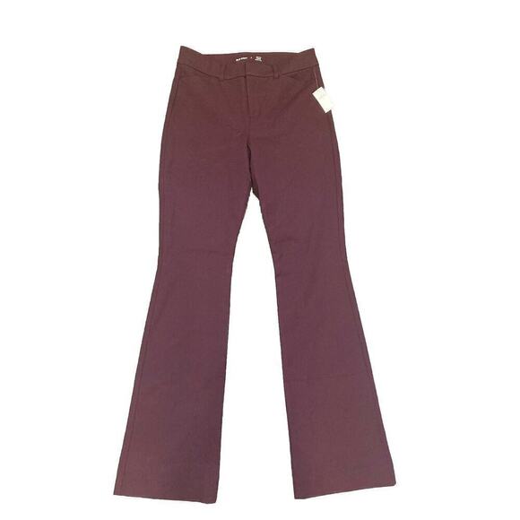 Old Navy Pants - Old Navy Pixie Ankle Skinny Pants Slim Pocket Hi-Rise Stretch Women 6 Purple NWT
